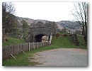 The bridge over the Ravenglass & Eskdale Green on which the Interceptor stood waiting for Max before boarding the train as it passed