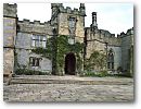 Haddon Hall, Derbyshire. This photograph taken during a trip in May 2000.